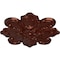 Ekena Millwork Katheryn Ceiling Medallion, Hand-Painted Antique Copper, 18 1/8"OD x 1 1/4"P CM18KAACS - alternate 4
